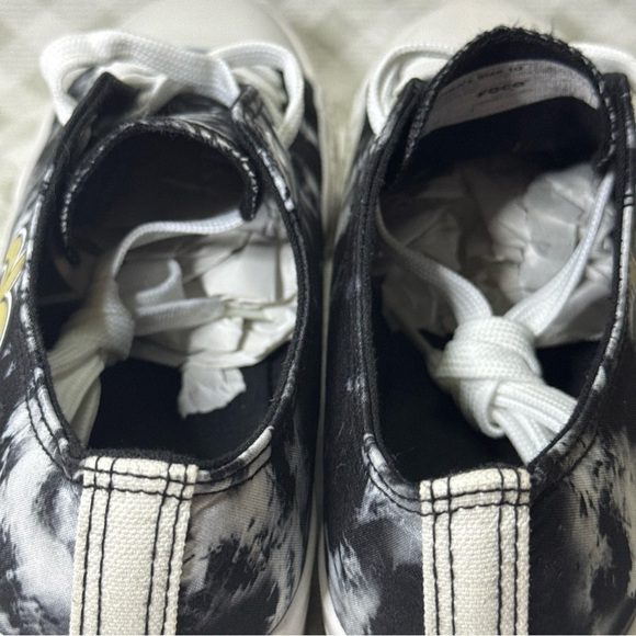 New Saints New Orleans Foco Canvas Black/White Shoes Womens Size 10 - Picture 8 of 9